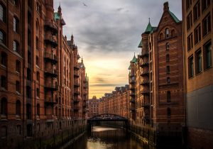 Die Speicherstadt ist ein beliebtes Landmark in Hamburg